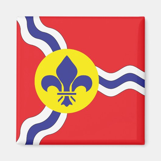 St. Louis vlag Magneet (Voorkant)