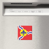 St. Louis vlag Magneet (Insitu (Vaatwasser))