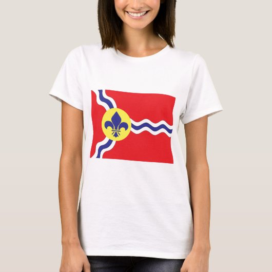 St. Louis vlag T-shirt (Voorkant)