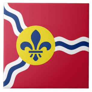 St. Louis Vlag Tegel Tegeltje