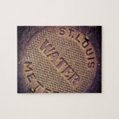 St. Louis Water Utility Hoesje - 8x10 - 110 pcs. Legpuzzel (Horizontaal)