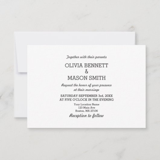 St Louis Wedding Invitation Missouri Saint Louis Kaart (Voorkant)