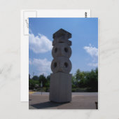 St. Louis Zoo Statue Briefkaart (Voorkant / Achterkant)