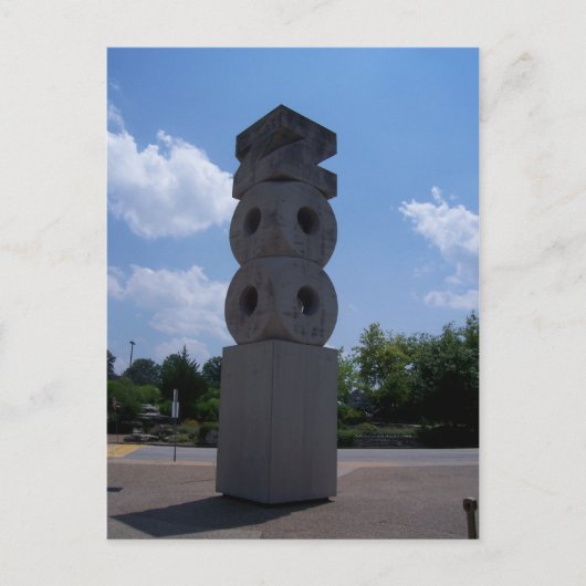 St. Louis Zoo Statue Briefkaart (Voorkant)