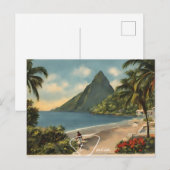 St Lucia (6) Briefkaart (Voorkant / Achterkant)