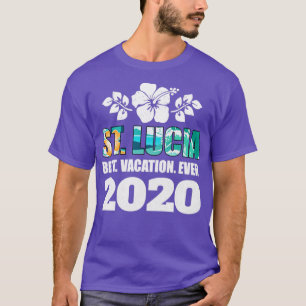 St Lucia Beste Vakantie Ooit 2020 Souvenir Cadeau T-shirt