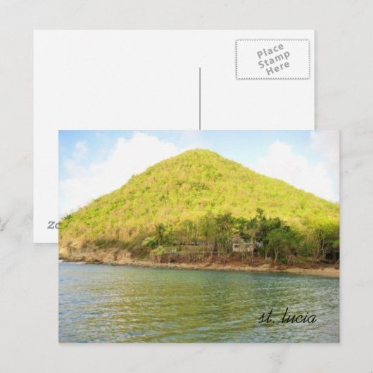 st. lucia briefkaart (Voorkant / Achterkant)