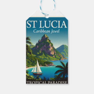 St Lucia Caribbean Jewel  Cadeaulabel