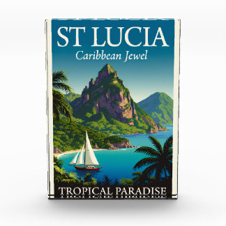 St Lucia Caribbean Jewel  Fotoblokken