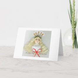 St. Lucia-dag 177 JL Biel Wenskaart Kaart