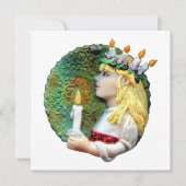 St. Lucia-dag Rond 2013 Kerstkaart JL Biel (Voorkant)