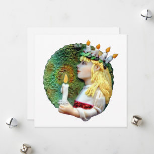 St. Lucia-dag Rond 2013 Kerstkaart JL Biel