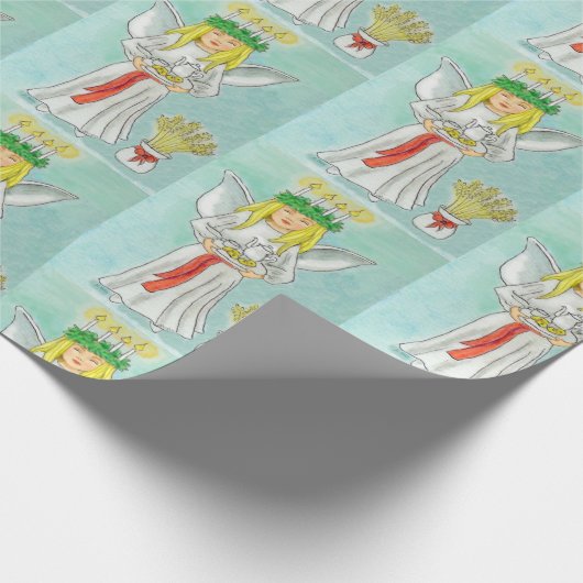 St. Lucia Day Giftwrap Cadeaupapier (Hoek)