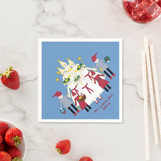 St. Lucia Day Kerstpapier servetten (Insitu)