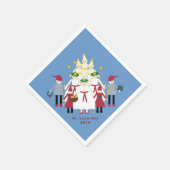 St. Lucia Day Kerstpapier servetten (Hoek)