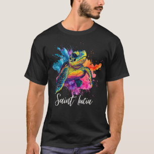St Lucia Eiland Souvenir Caribische Zee St T-shirt