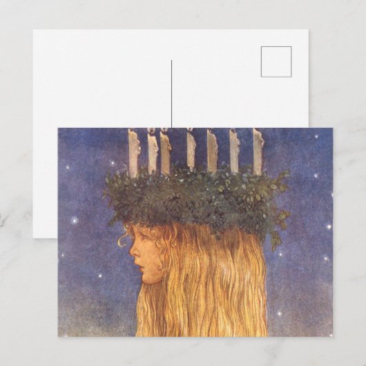 St Lucia John Bauer Briefkaart (Voorkant / Achterkant)