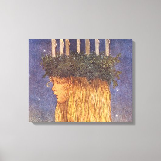 St Lucia John Bauer Canvas Afdruk (Voorkant)