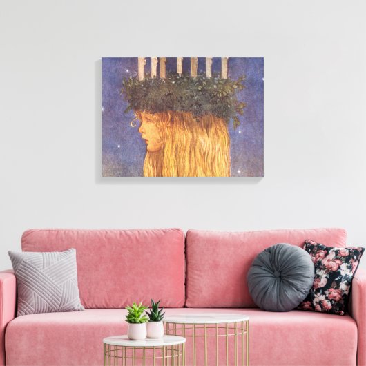 St Lucia John Bauer Canvas Afdruk (Insitu (Woonkamer))