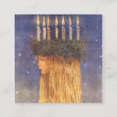 St Lucia John Bauer Vierkante Visitekaartje (Voorkant)