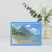 St. Lucia / Pitons Briefkaart (Staand voorkant)