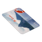 St. Lucia Pitons van het Zee Premium Magnet Magneet (Rechterzijde)