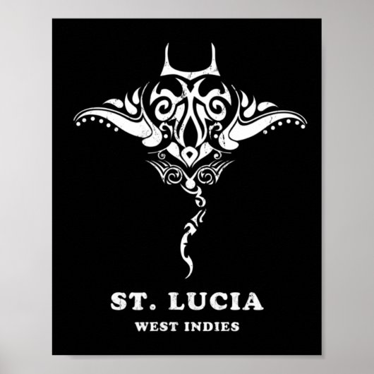 St. Lucia Poster (Voorkant)