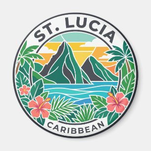St. Lucia Saint Lucia Magneet