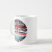 St. Lucia Saint Lucian British UK Tree Roots Koffiemok (Voorkant links)