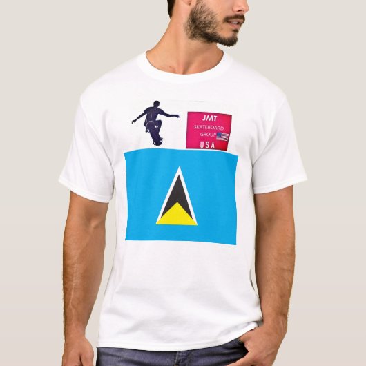 ST LUCIA SK8 T-Shirt (Voorkant)