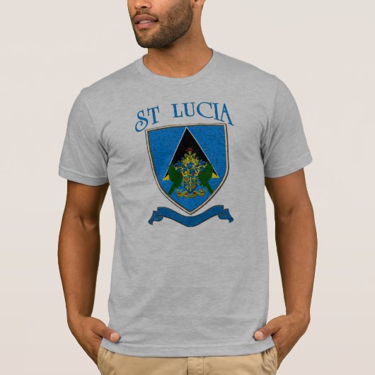 st lucia t-shirt (Voorkant)