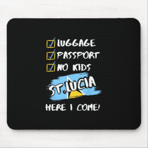 St. Lucia vakantie outfit voor koppels geen kinder Muismat