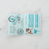 St. Lucia Wedding Passport Invitation (Binnen)