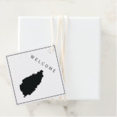 St. Lucia welkomsttas cadeau Label bruiloft weeken (In situ)