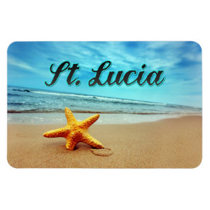 St. Lucia zeester Magneet