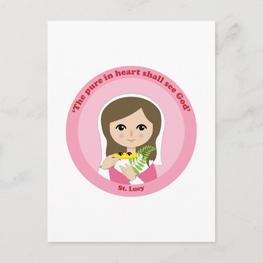 St. Lucy Briefkaart (Voorkant)