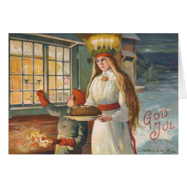 St. Lucy | Lucia Patron Saint of Eye Dec 13th (Voorkant Horizontaal)