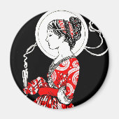 St. Lucy van Syracuse Magneet (Voorkant)