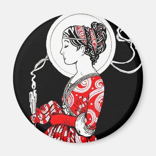 St. Lucy van Syracuse Magneet (Voorkant)