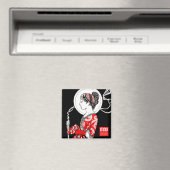 St. Lucy van Syracuse Magneet (Vierkant) (Insitu (Vaatwasser))