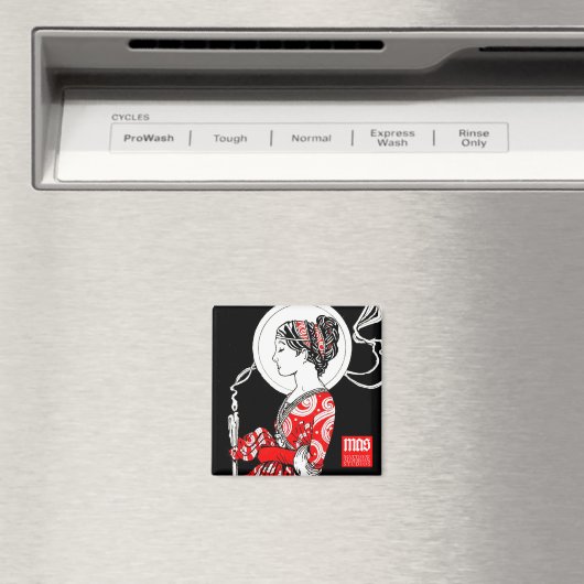 St. Lucy van Syracuse Magneet (Vierkant) (Insitu (Vaatwasser))