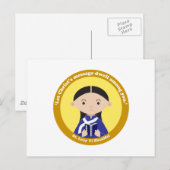 St. Lucy Yi ZhenMei Briefkaart (Voorkant / Achterkant)