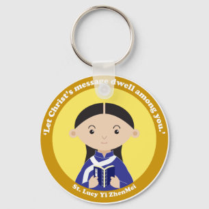 St. Lucy Yi ZhenMei Sleutelhanger