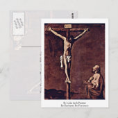 St. Luke als schilder van Zurbaran de Francisco Briefkaart (Voorkant / Achterkant)