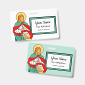 St. Luke, Beloved Physician (RLS 08; MedVers.) Badge (Voor- en achterkant)