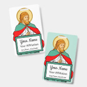 St. Luke, Beloved Physician (RLS 08; MedVers.) Badge (Voor- en achterkant)