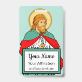 St. Luke, Beloved Physician (RLS 08; MedVers.) Badge (Achterkant)