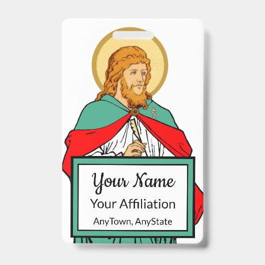 St. Luke, Beloved Physician (RLS 08; MedVers.) Badge (Voorzijde)