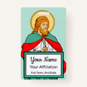 St. Luke, Beloved Physician (RLS 08; MedVers.) Badge (Achterkant)