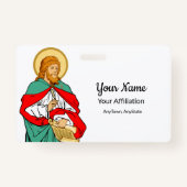 St. Luke, Beloved Physician (RLS 08; MedVers.) Badge (Achterkant)